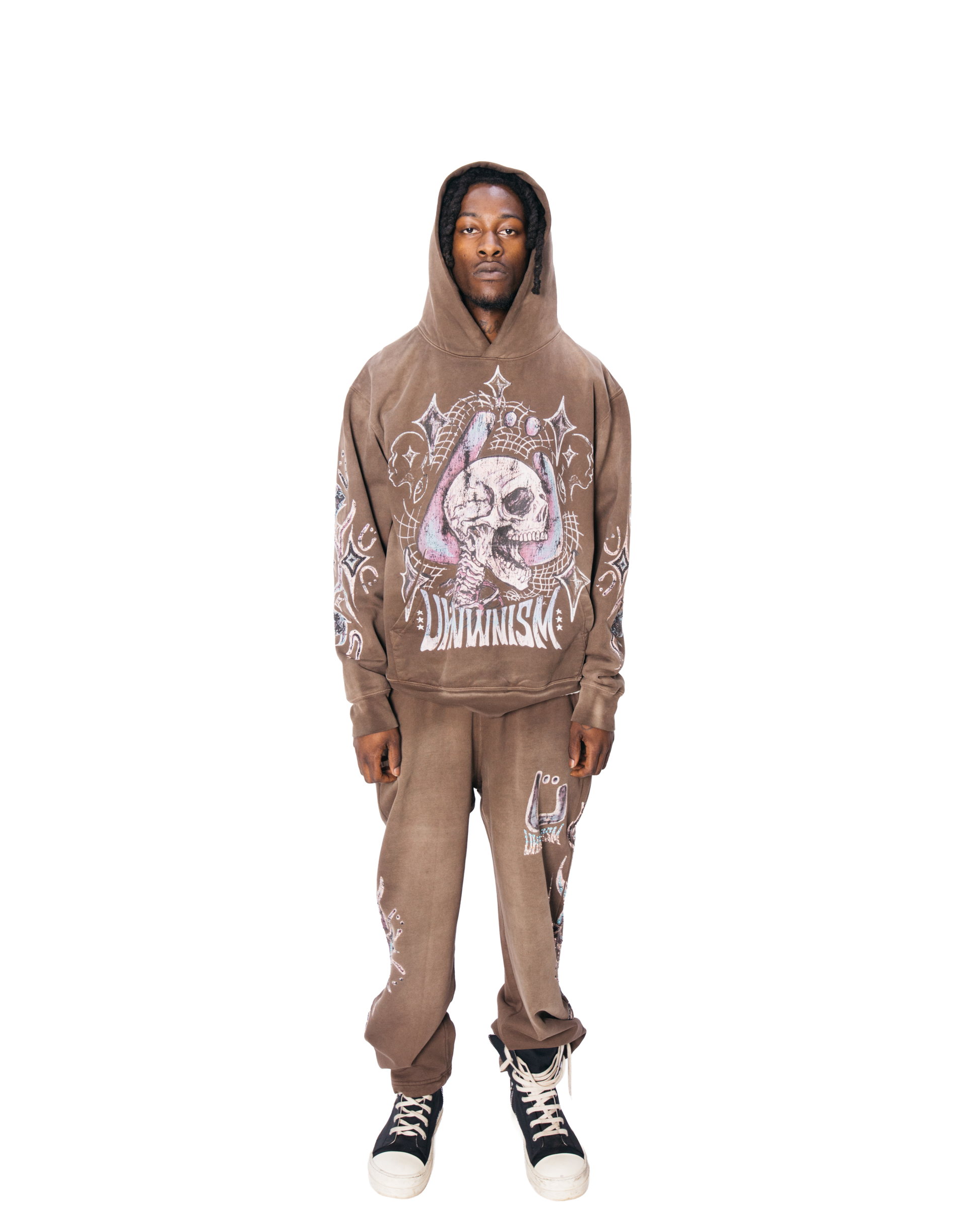 UKNWNSIM MINDLESS Mocha Sweatsuit
