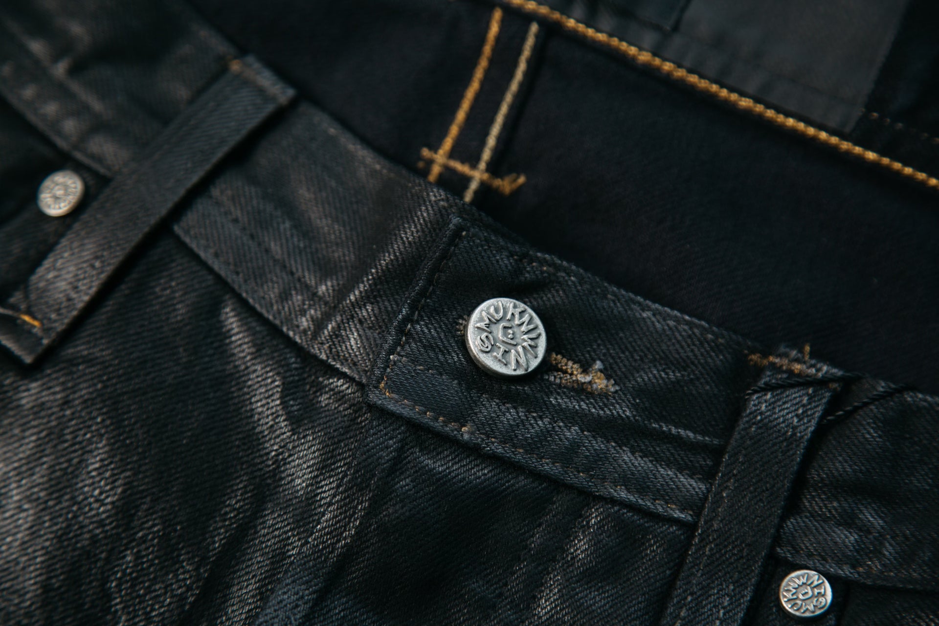 Uknwism Distressed Wax Denim