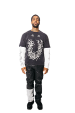 Uknwism Distressed Wax Denim