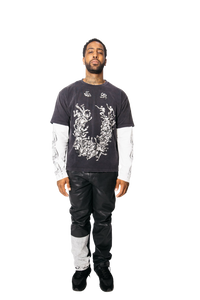 Uknwism Distressed Wax Denim